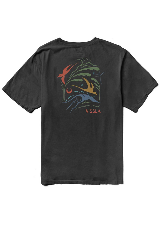 Miyashiro Swell Seekers Organic Tee-Phantom