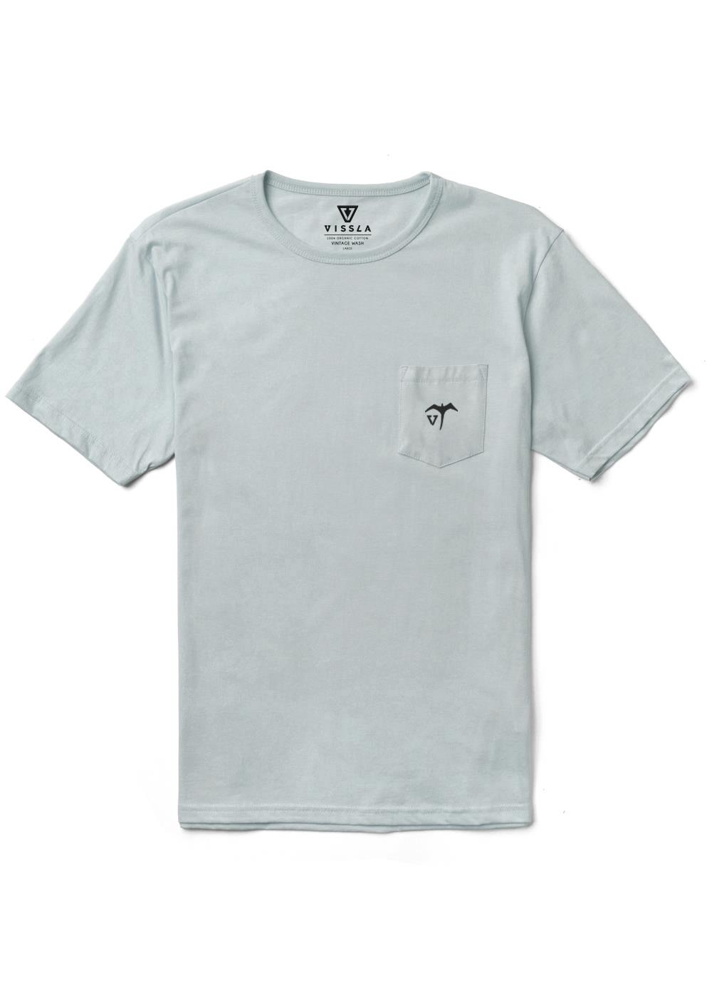 Miyashiro I'Iwi Bird Tee-Grey Mist