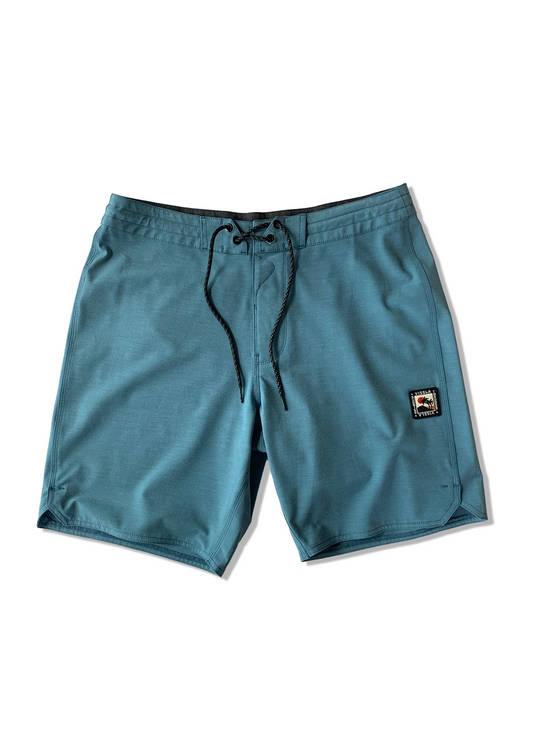 Solid Sets 18.5" Boardshort-Tidal Blue